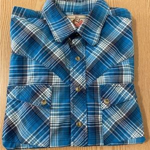 Wrangler American Cowboys short sleeve button up